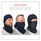 Ergodyne N-Ferno 6823 Hinged Balaclava Face Mask, Fleece, One Size Fits Most, Navy 16851 - alternate 18